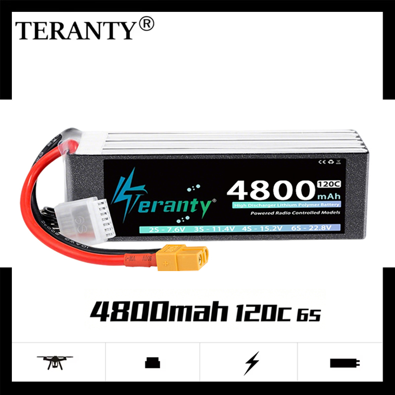 Drone Battery Connector - Batteria Lipo TERANTY 6S 4800mAh 22.8V