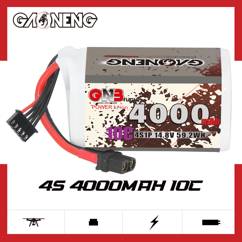 GNB 4000mAh 4S 14.8V 10C 20C C - Drone Battery Connector recensione e prezzo